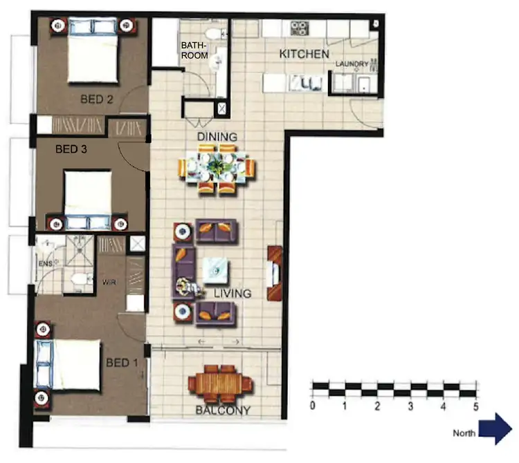 Floorplan of Homely apartment listing, 6/2312 Gold Coast Highway, Mermaid Beach QLD 4218
