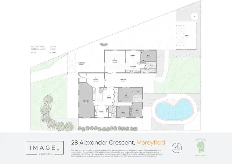 Floorplan of Homely house listing, 28 Alexander Crescent, Morayfield QLD 4506