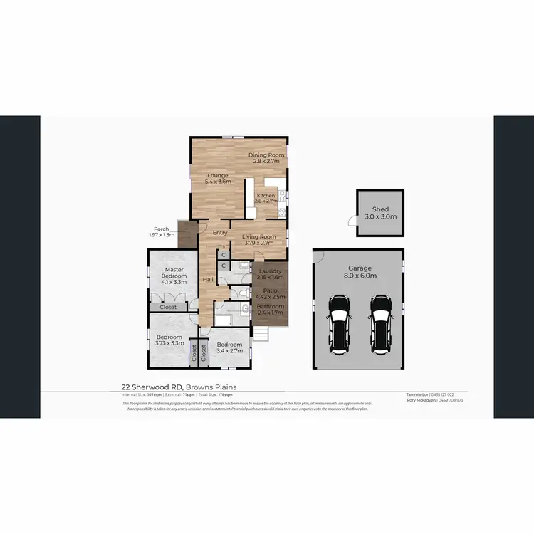 Floorplan of Homely house listing, 22 Sherwood Drive, Browns Plains QLD 4118