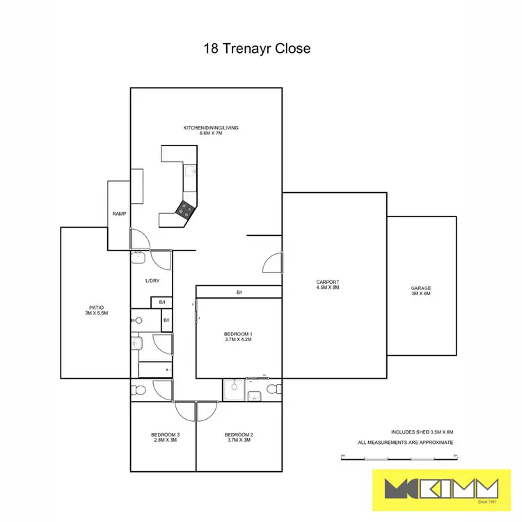 Floorplan of Homely house listing, 18 Trenayr Close, Junction Hill NSW 2460