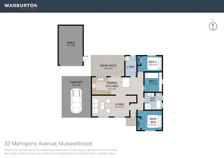 Floorplan of Homely house listing, 32 Mahogany Avenue, Muswellbrook NSW 2333