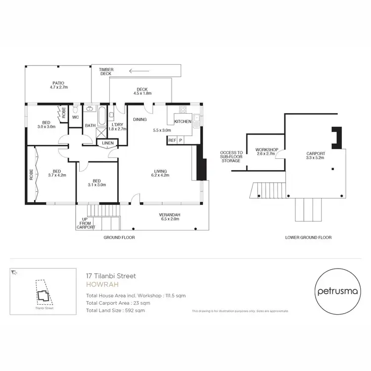 Floorplan of Homely house listing, 17 Tilanbi Street, Howrah TAS 7018