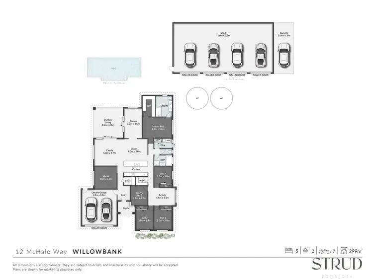 Floorplan of Homely house listing, 12 McHale Way, Willowbank QLD 4306