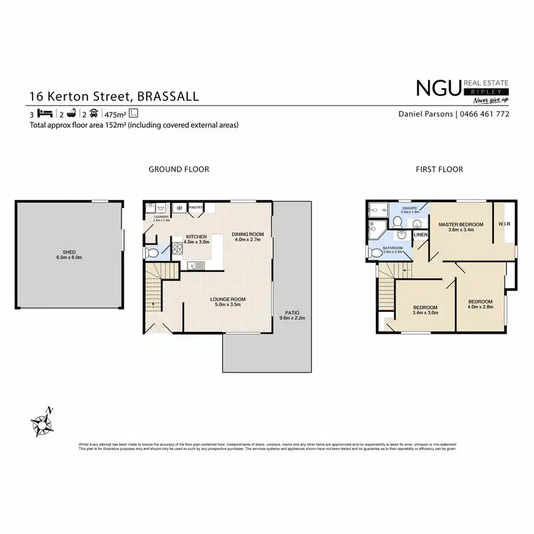 Floorplan of Homely house listing, 16 Kerton Street, Brassall QLD 4305