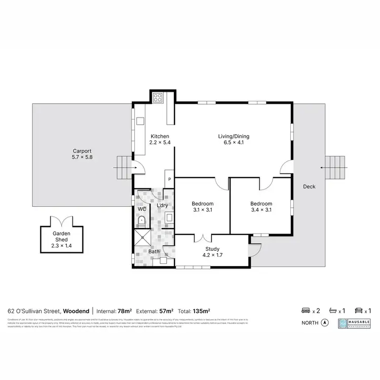 Floorplan of Homely house listing, 62 O'Sullivan Street, Woodend QLD 4305