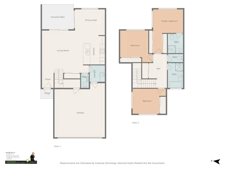 Floorplan of Homely townhouse listing, 2/61 Katherine Road, Calliope QLD 4680