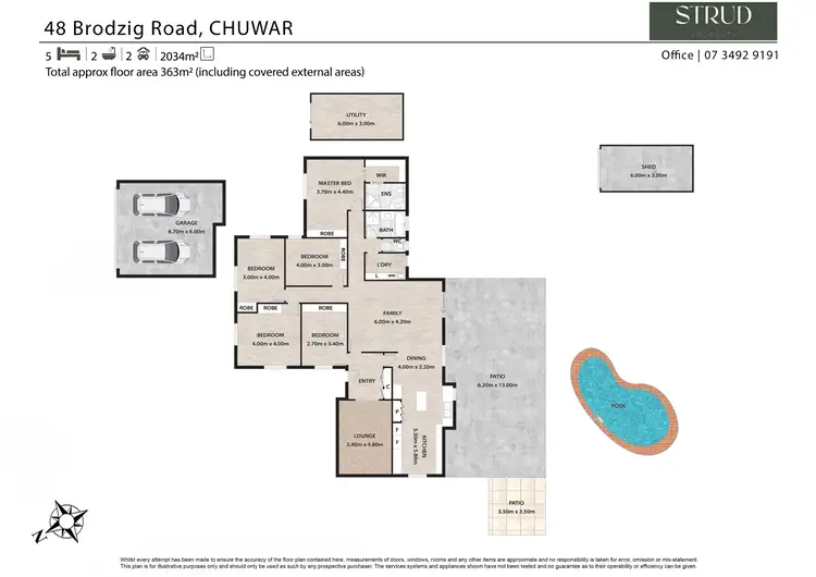 Floorplan of Homely house listing, 48 Brodzig Road, Chuwar QLD 4306