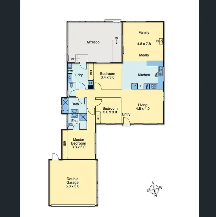 Floorplan of Homely house listing, 22 Parkside Crescent, Mornington VIC 3931