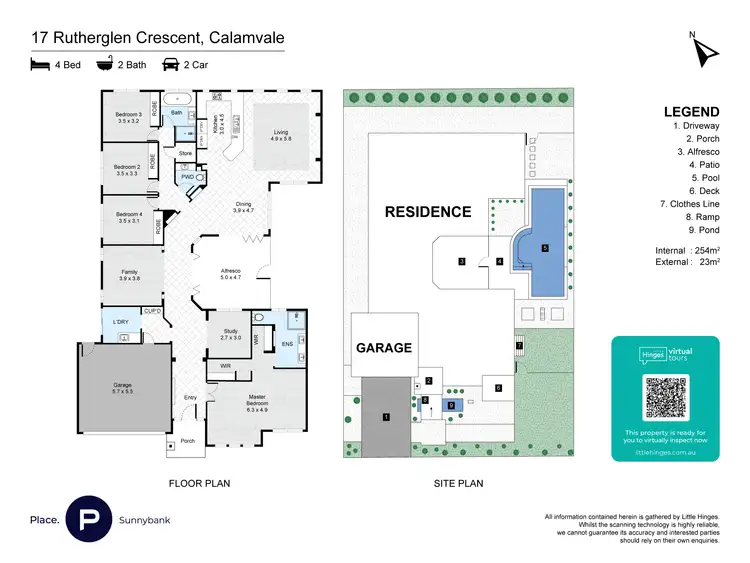 Floorplan of Homely house listing, 17 Rutherglen Crescent, Calamvale QLD 4116