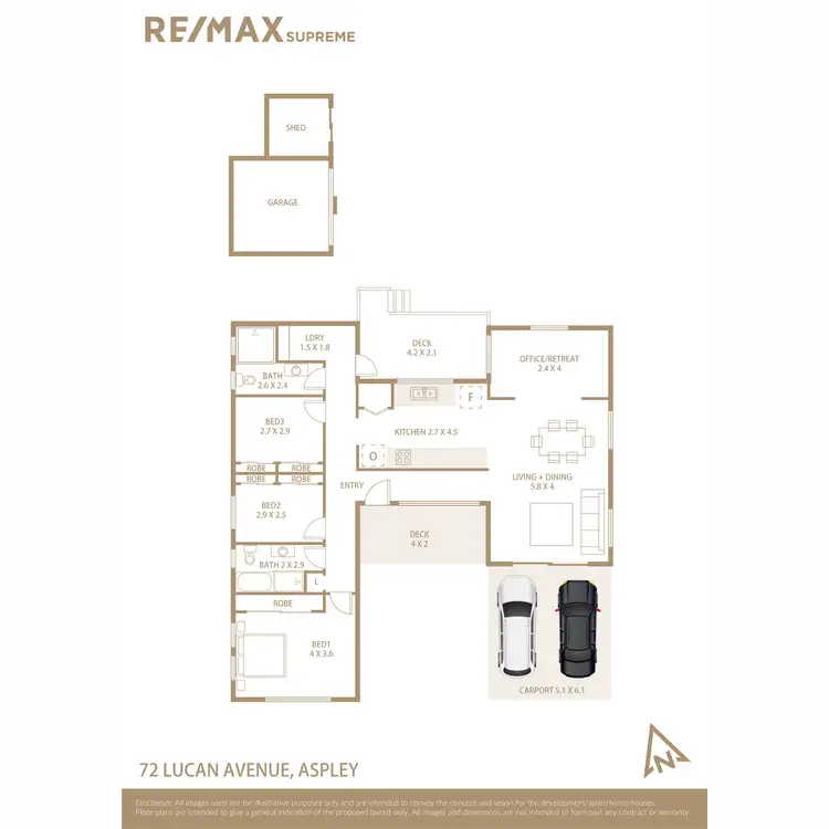 Floorplan of Homely house listing, 72 Lucan Avenue, Aspley QLD 4034