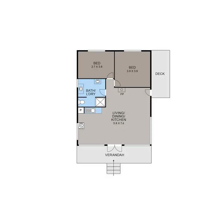 Floorplan of Homely house listing, 27 Monaco Parade, Dromana VIC 3936