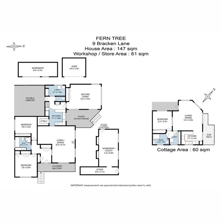 Floorplan of Homely house listing, 9 Bracken Lane, Fern Tree TAS 7054