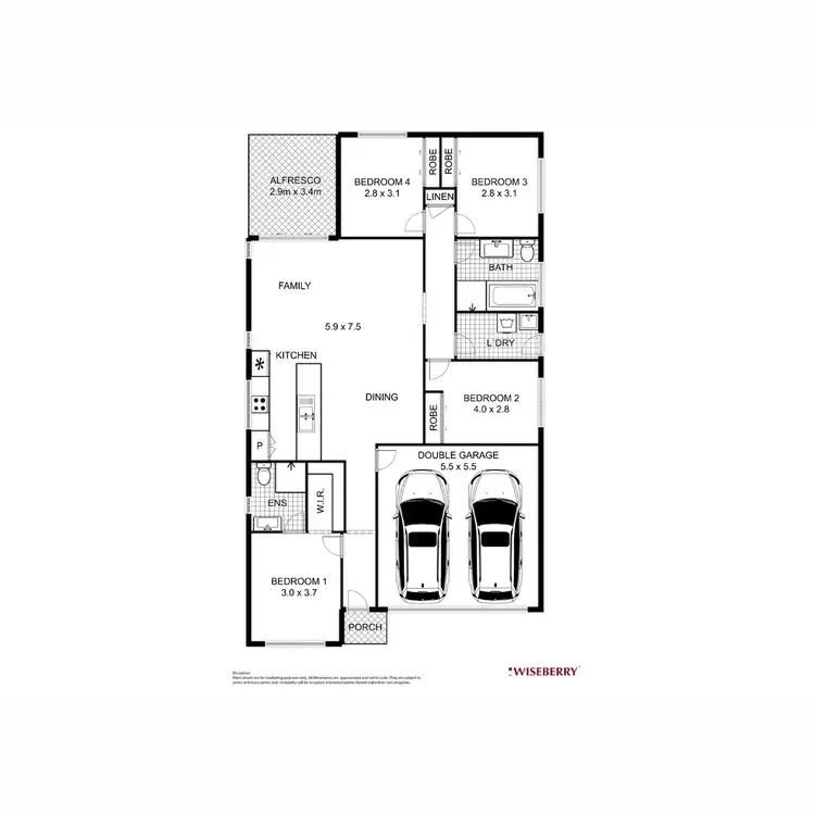 Floorplan of Homely house listing, 39 Raintree Terrace, Wadalba NSW 2259
