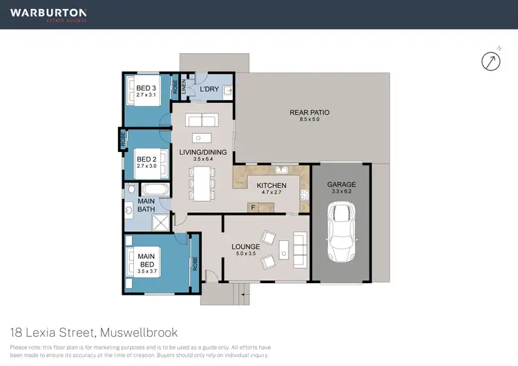 Floorplan of Homely house listing, 18 Lexia Street, Muswellbrook NSW 2333