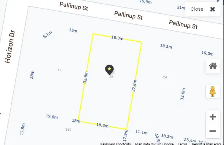 Floorplan of Homely land listing, 26 Pallinup Street, Riverhills QLD 4074