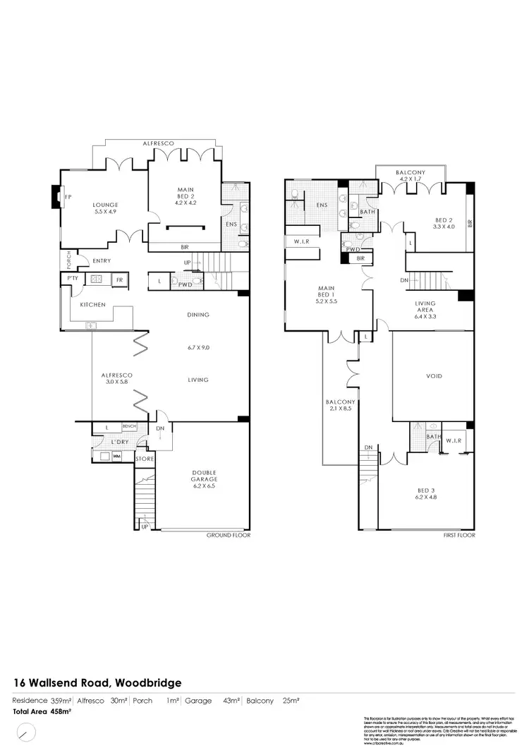 Floorplan of Homely house listing, 16 Wallsend Road, Woodbridge WA 6056