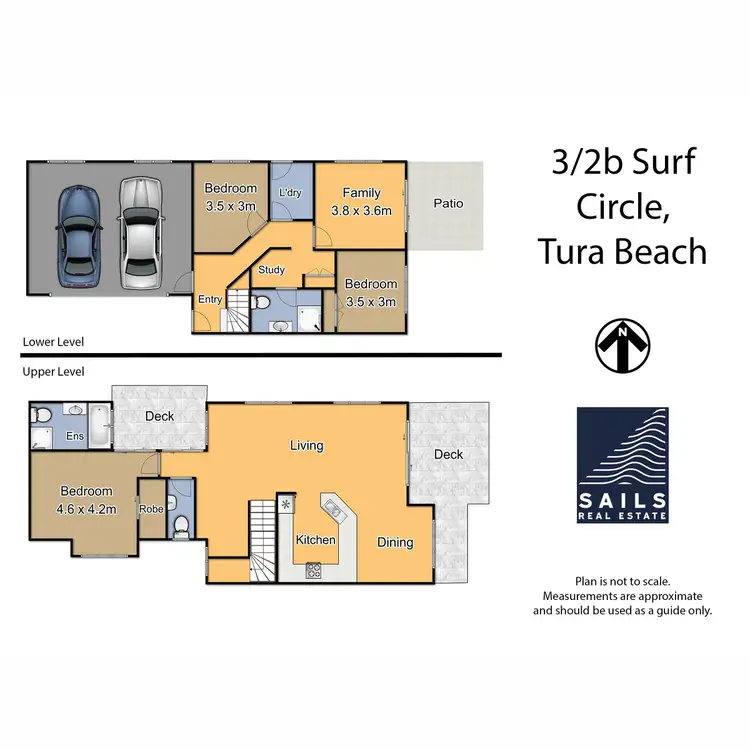 Floorplan of Homely townhouse listing, 3/2B Surf Circle, Tura Beach NSW 2548