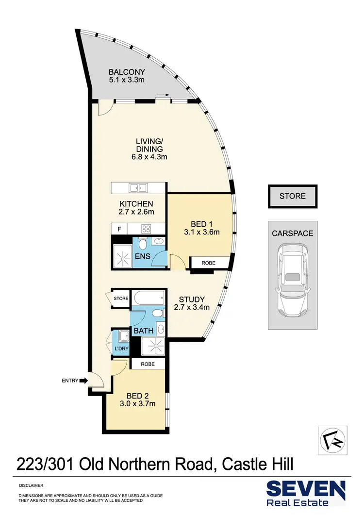 Floorplan of Homely apartment listing, 223/301 Old Northern Road, Castle Hill NSW 2154