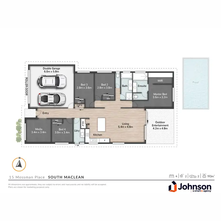 Floorplan of Homely house listing, 15 Mossman Place, South Maclean QLD 4280