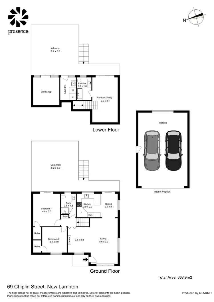 Floorplan of Homely house listing, 69 Chiplin Street, New Lambton NSW 2305