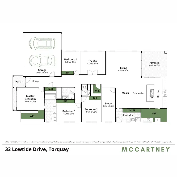 Floorplan of Homely house listing, 33 Lowtide Drive, Torquay VIC 3228