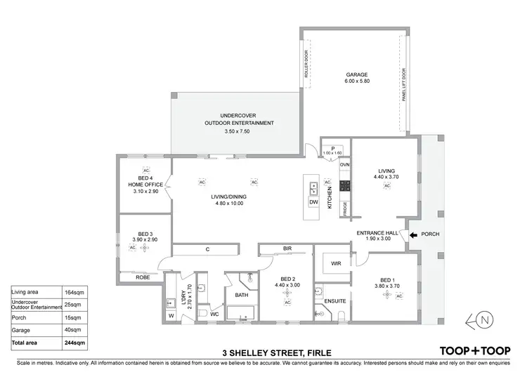 Floorplan of Homely house listing, 3 Shelley Street, Firle SA 5070