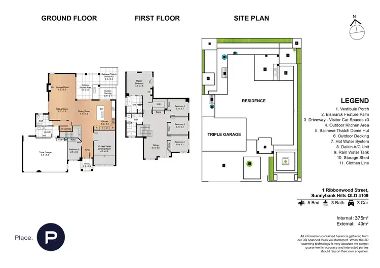 Floorplan of Homely house listing, 1 Ribbonwood Street, Sunnybank Hills QLD 4109