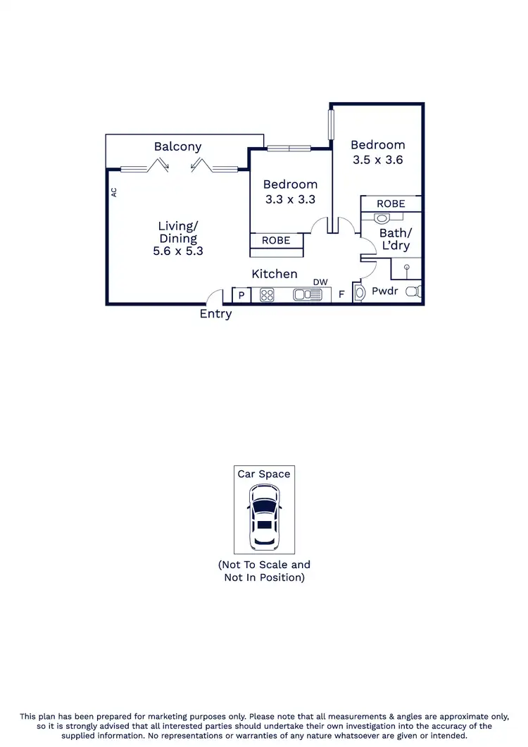 Floorplan of Homely apartment listing, 11/22-26 Howard Street, North Melbourne VIC 3051