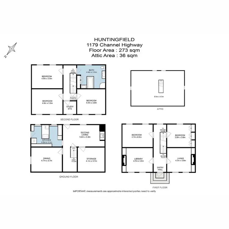 Floorplan of Homely house listing, 1179 Channel Highway, Huntingfield TAS 7055