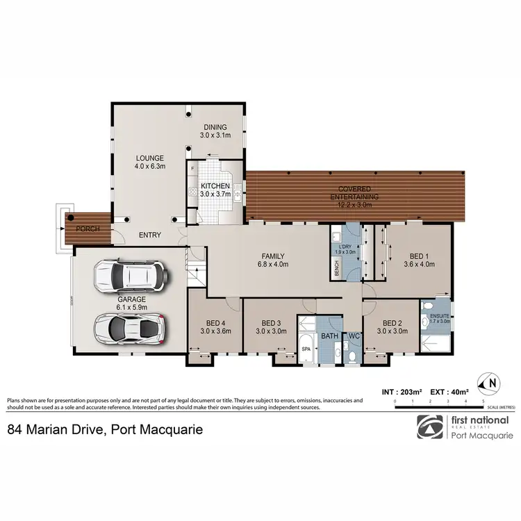 Floorplan of Homely house listing, 84 Marian Drive, Port Macquarie NSW 2444
