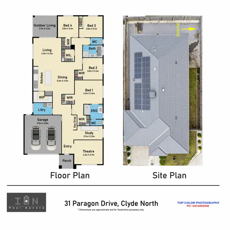 Floorplan of Homely house listing, 31 Paragon Drive, Clyde North VIC 3978