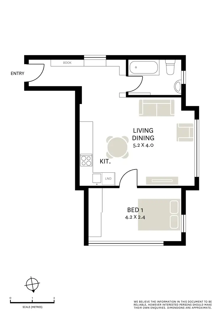 Floorplan of Homely apartment listing, 8/20-22 Springfield Avenue, Potts Point NSW 2011