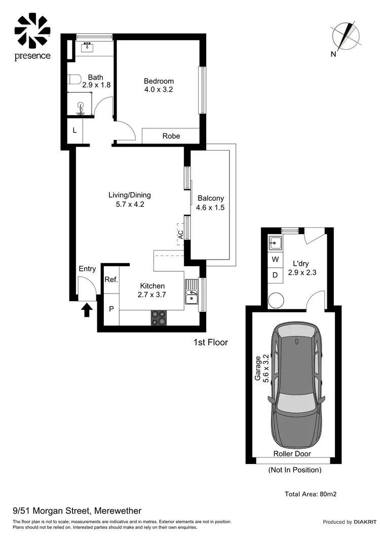 Floorplan of Homely apartment listing, 9/51 Morgan Street, Merewether NSW 2291