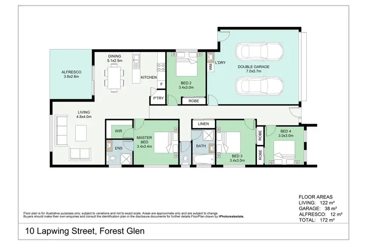 Floorplan of Homely house listing, 10 Lapwing Street, Forest Glen QLD 4556