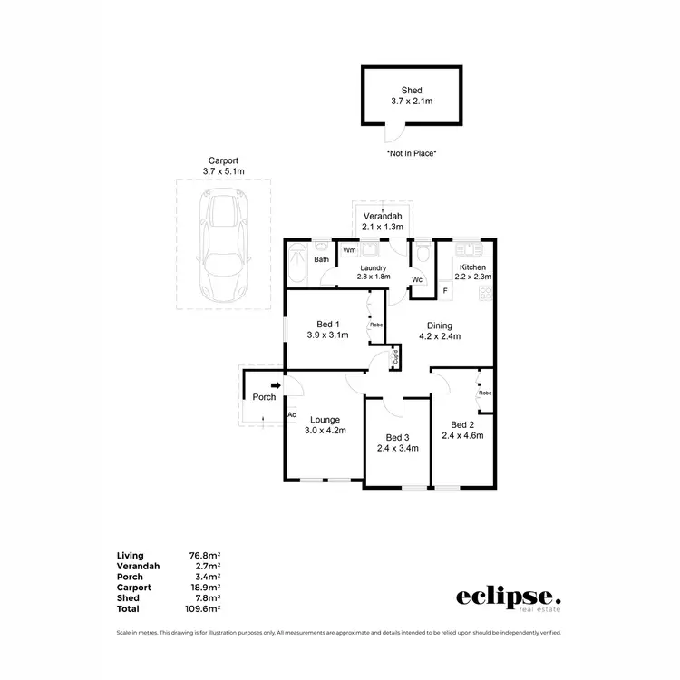 Floorplan of Homely house listing, 13 Barrat Street, Smithfield Plains SA 5114
