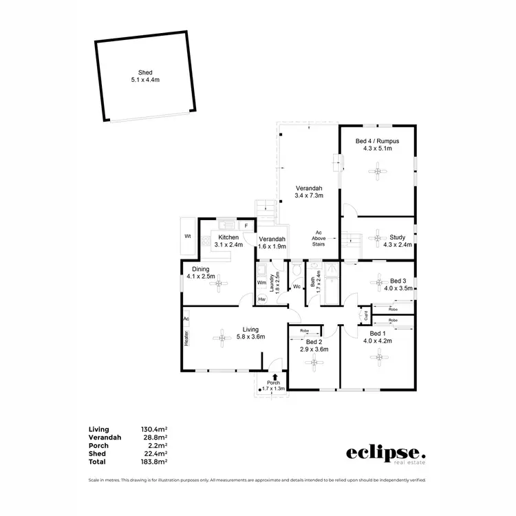 Floorplan of Homely house listing, 50 Winara Drive, Ingle Farm SA 5098