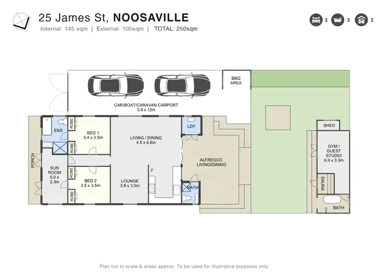 Floorplan of Homely house listing, 25 James Street, Noosaville QLD 4566