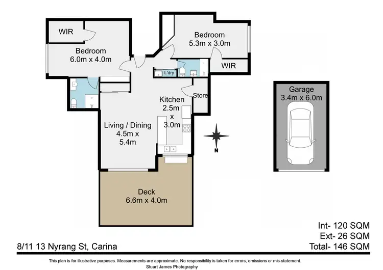 Floorplan of Homely unit listing, 8/11-13 Nyrang Street, Carina QLD 4152
