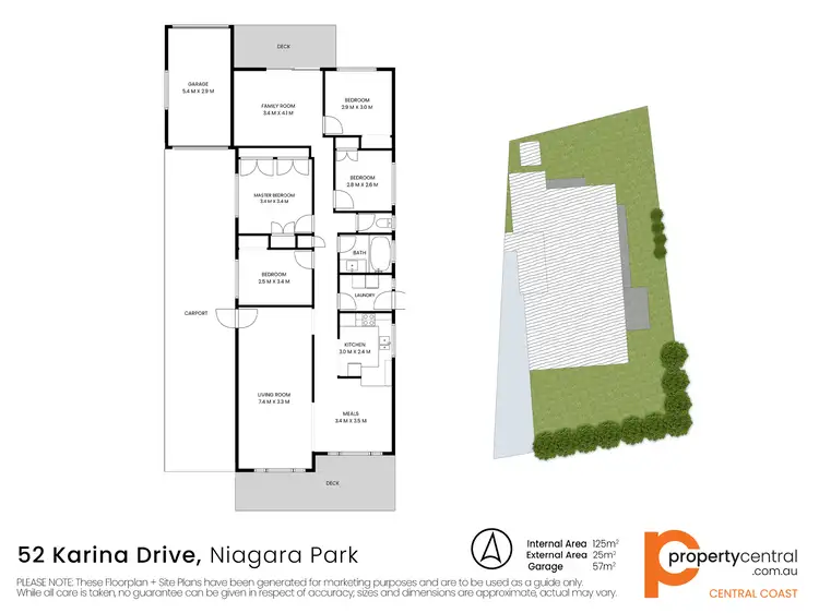 Floorplan of Homely house listing, 52 Karina Drive, Niagara Park NSW 2250