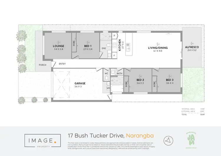Floorplan of Homely house listing, 17 Bush Tucker Drive, Narangba QLD 4504