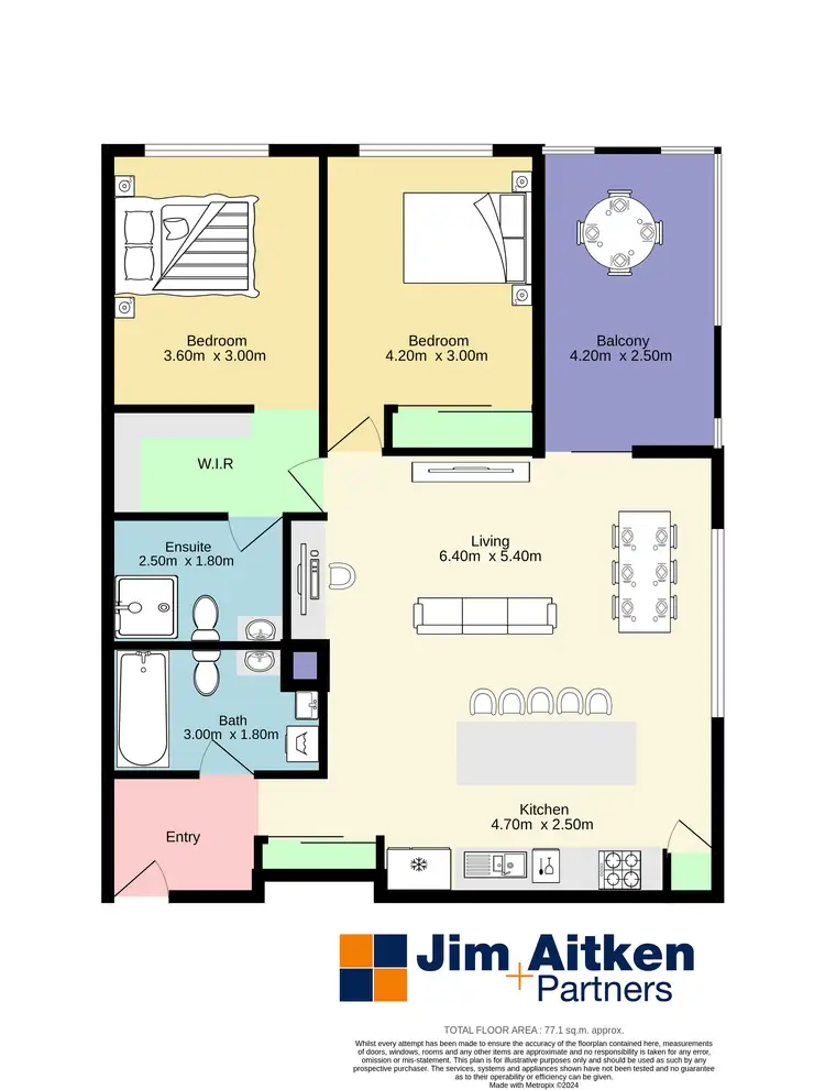 Floorplan of Homely unit listing, 53/12 Vista Street, Penrith NSW 2750
