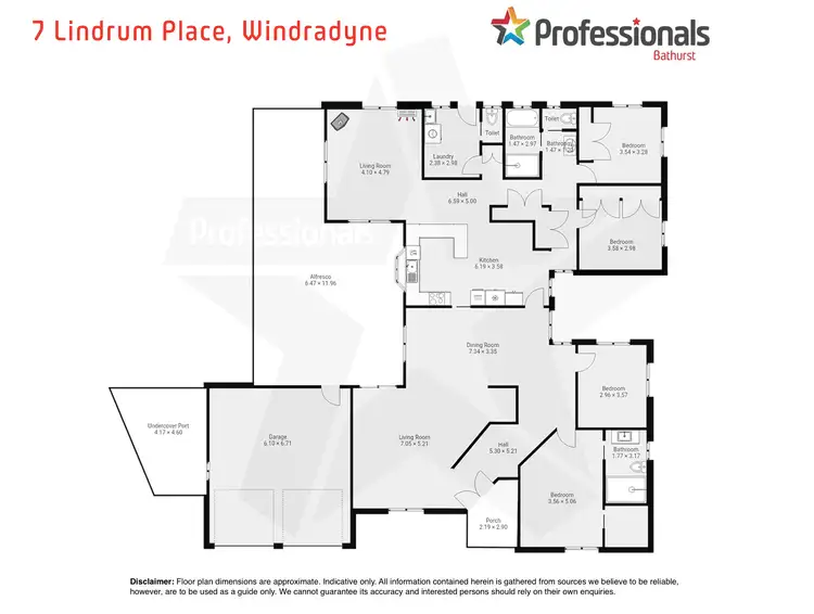 Floorplan of Homely house listing, 7 Lindrum Place, Windradyne NSW 2795