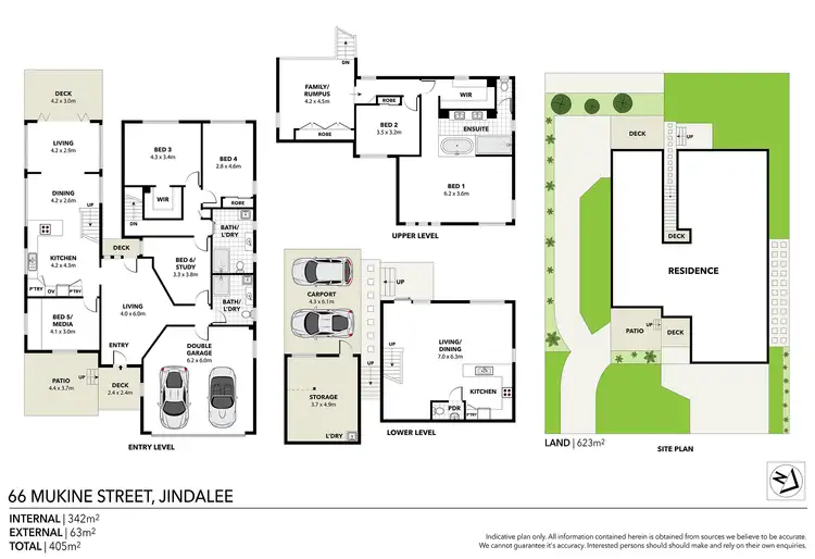 Floorplan of Homely house listing, 66 Mukine Street, Jindalee QLD 4074