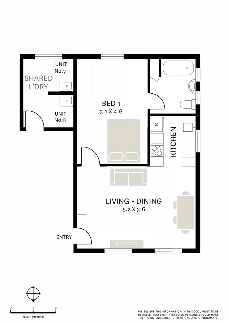 Floorplan of Homely apartment listing, 8/188 Flood Street, Leichhardt NSW 2040