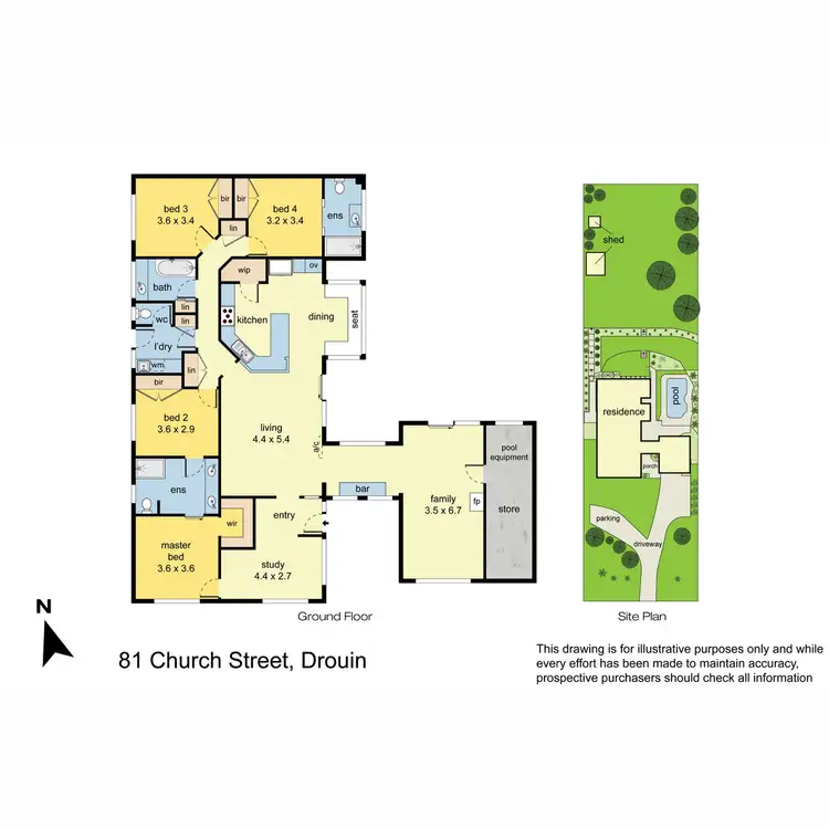Floorplan of Homely house listing, 81 Church Street, Drouin VIC 3818