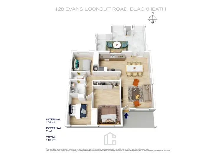 Floorplan of Homely house listing, 128 Evans Lookout Road, Blackheath NSW 2785