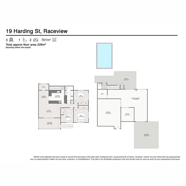 Floorplan of Homely house listing, 19 Harding Street, Raceview QLD 4305