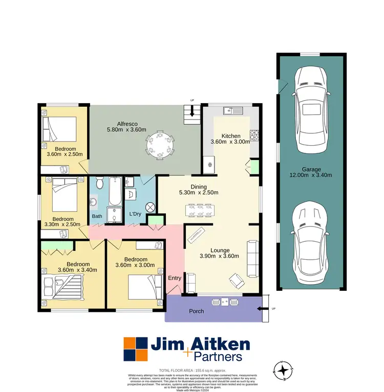 Floorplan of Homely house listing, 12 Kareela Avenue, Penrith NSW 2750