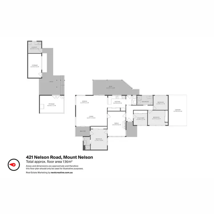Floorplan of Homely house listing, 421 Nelson Road, Mount Nelson TAS 7007