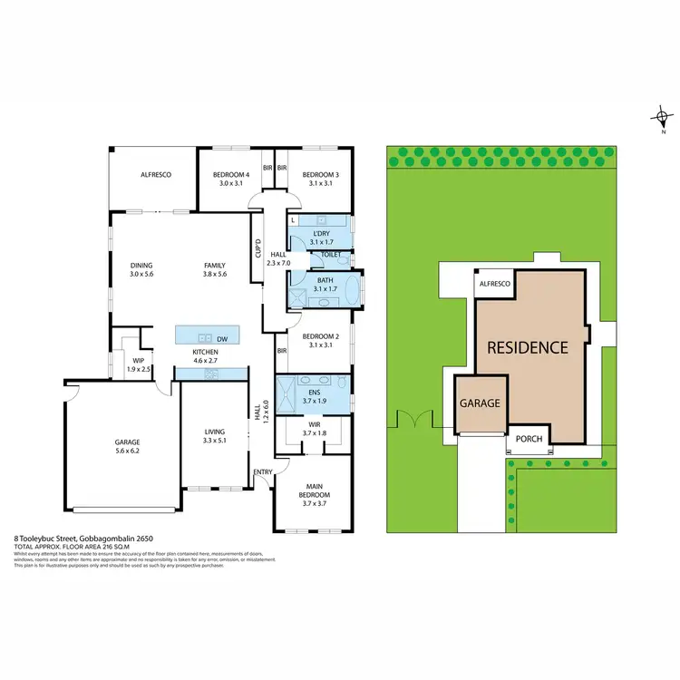 Floorplan of Homely house listing, 8 Tooleybuc Street, Gobbagombalin NSW 2650